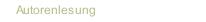 Autorenlesung